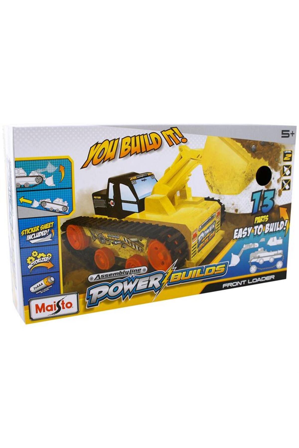 Maisto Power Builds Front Loader Oyun Seti