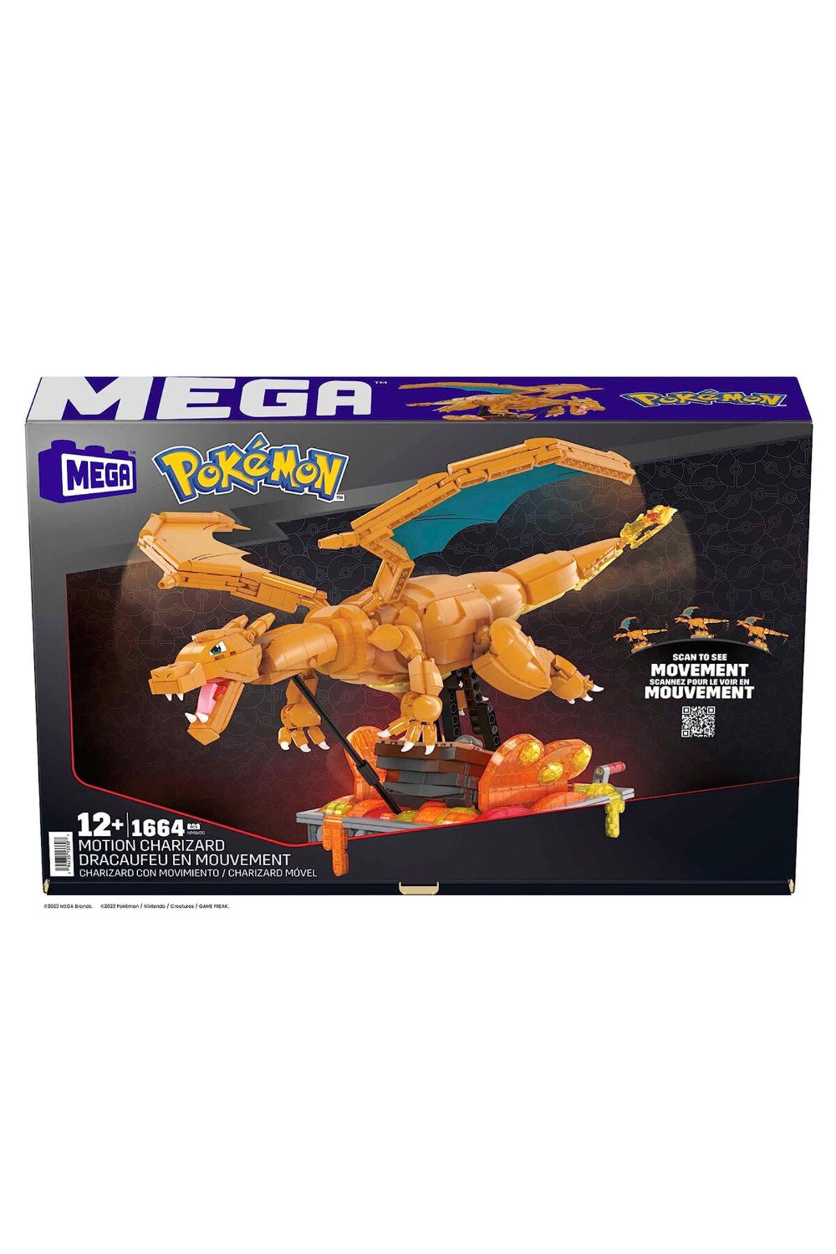 Pokemon Mega Pokemon Hareketli Charizard HMW05