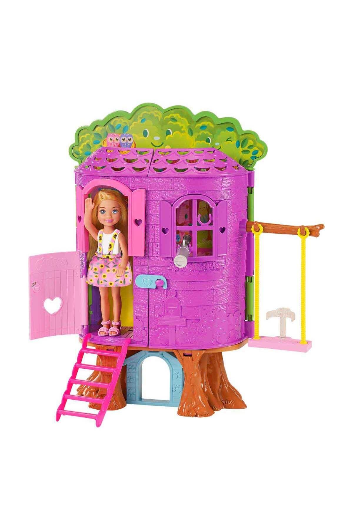 NECO TOYS bar bie Chelsea'nin Ağaç Evi HPL70