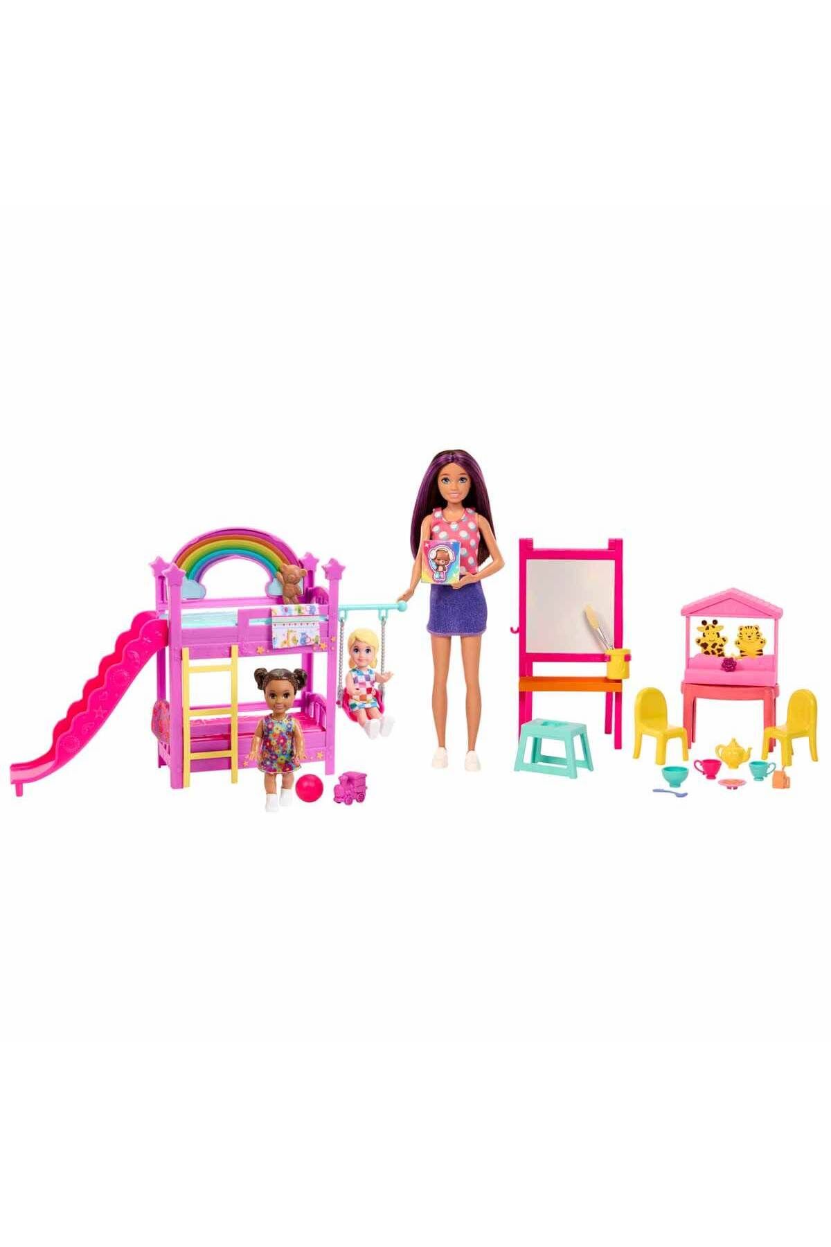 NECO TOYS bar bie Skipper Bebek Bakıcılığı Eğlencesi Oyun Seti HND18