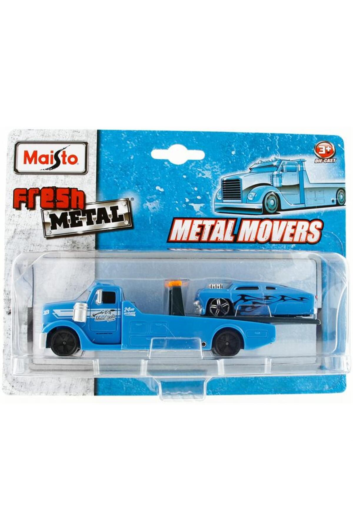 Maisto Fresh Metal Flyer Flatbed Ve LeadFoot Taşıyıcı Tır