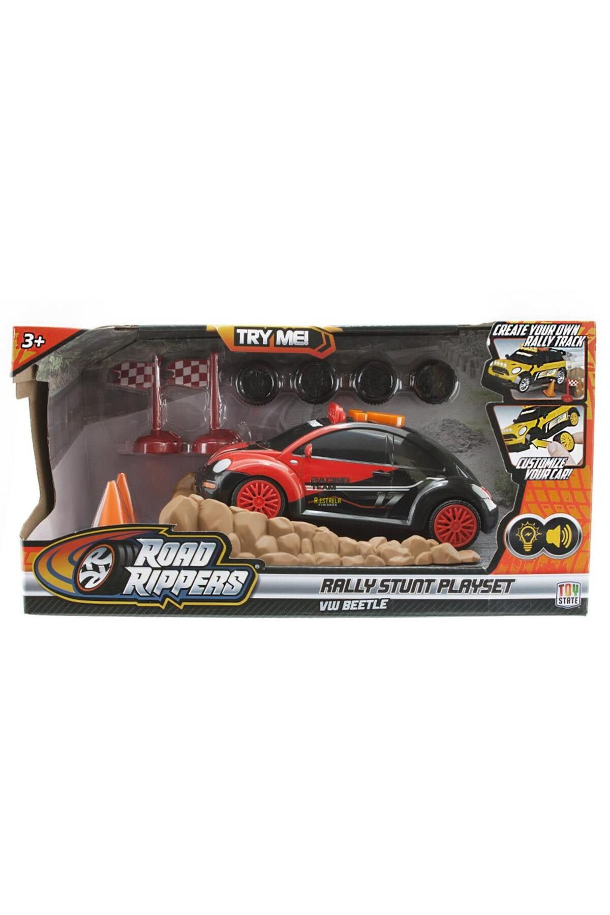 Road Rippers Wolksvagen Beetle Sesli Işıklı Platformlu Oyuncak Ar