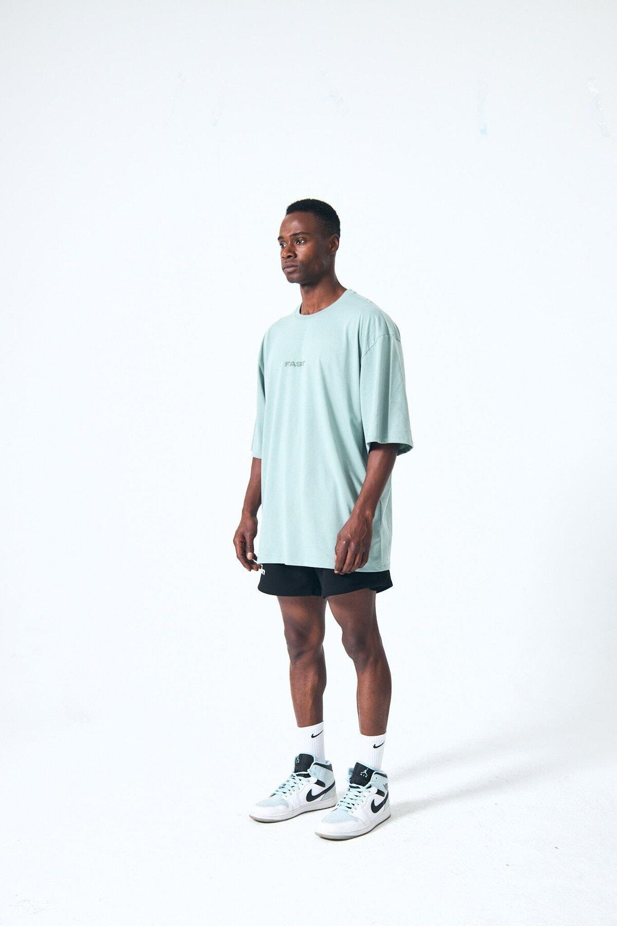 QUİCKPREP-“Fast” Back and Front Embossed Printed Oversize 3