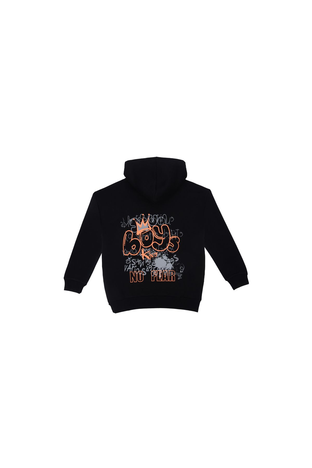 No Fear-Boy's Black Hooded Sweatshirt 3
