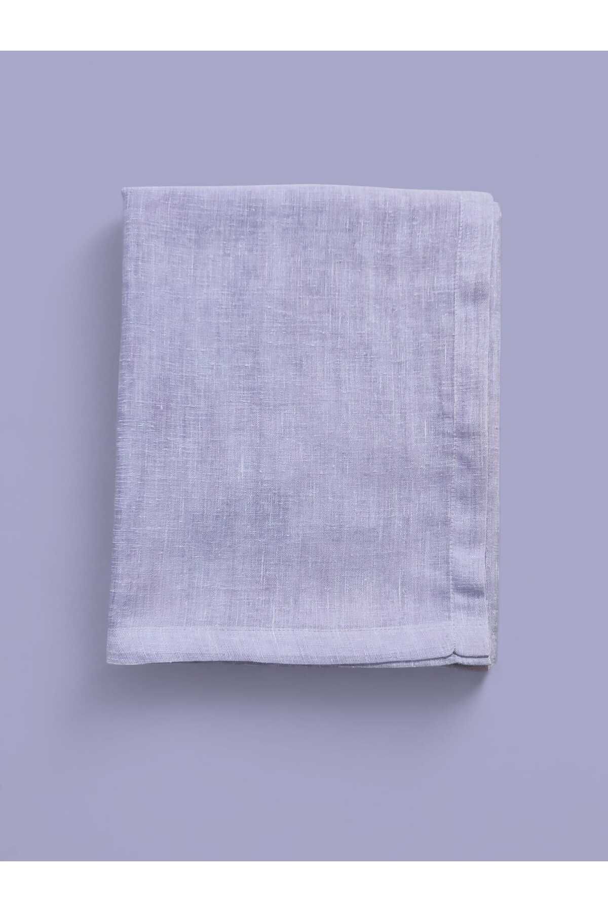 PİKKO HOME-Lilac Color Thin Polyester Tulle Dartless Tablecloth(Lm) 5