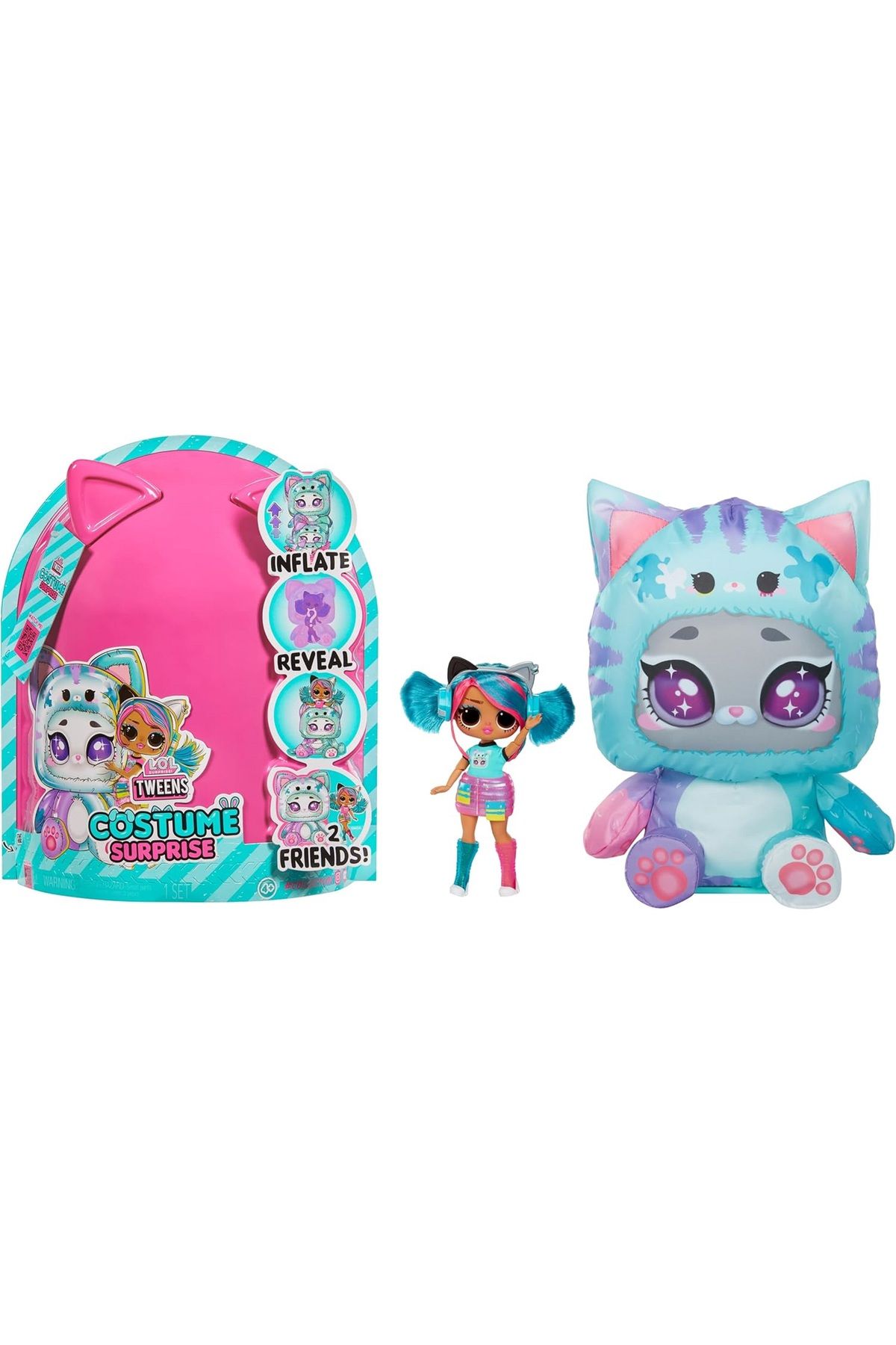 Tower Toys Surprise Tweens Kostüm Sürprizi Emma Emo Bebeği Mavi Kostümlü Tweens