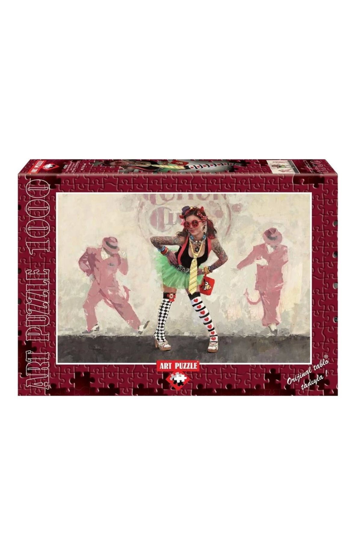 robotrend Çocuk 4355 Art Puzzle Şeytan Mı? Melek Mi? 1000 Parça Puzzle