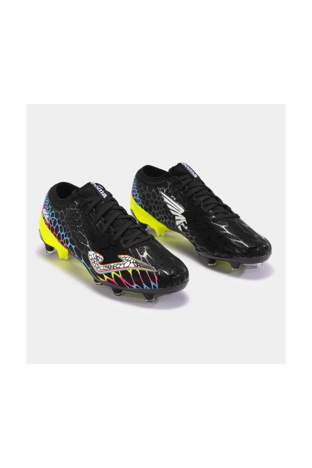 Joma-Goldw2401Fg Black Lemon Fluor Firm Ground Men's Football Boots 2