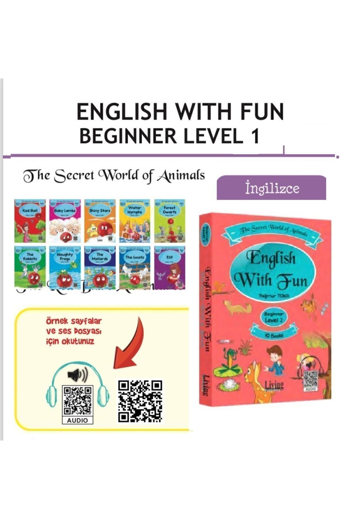 Easy Readers 3. 4. 5. 6. 7. Yaş Çocuklara - Bebeklere ingilizce Okuma 10 Adet Hikaye Kitabı- Resimli Q.R. Kodlu fotoğrafı 5 (önizleme)