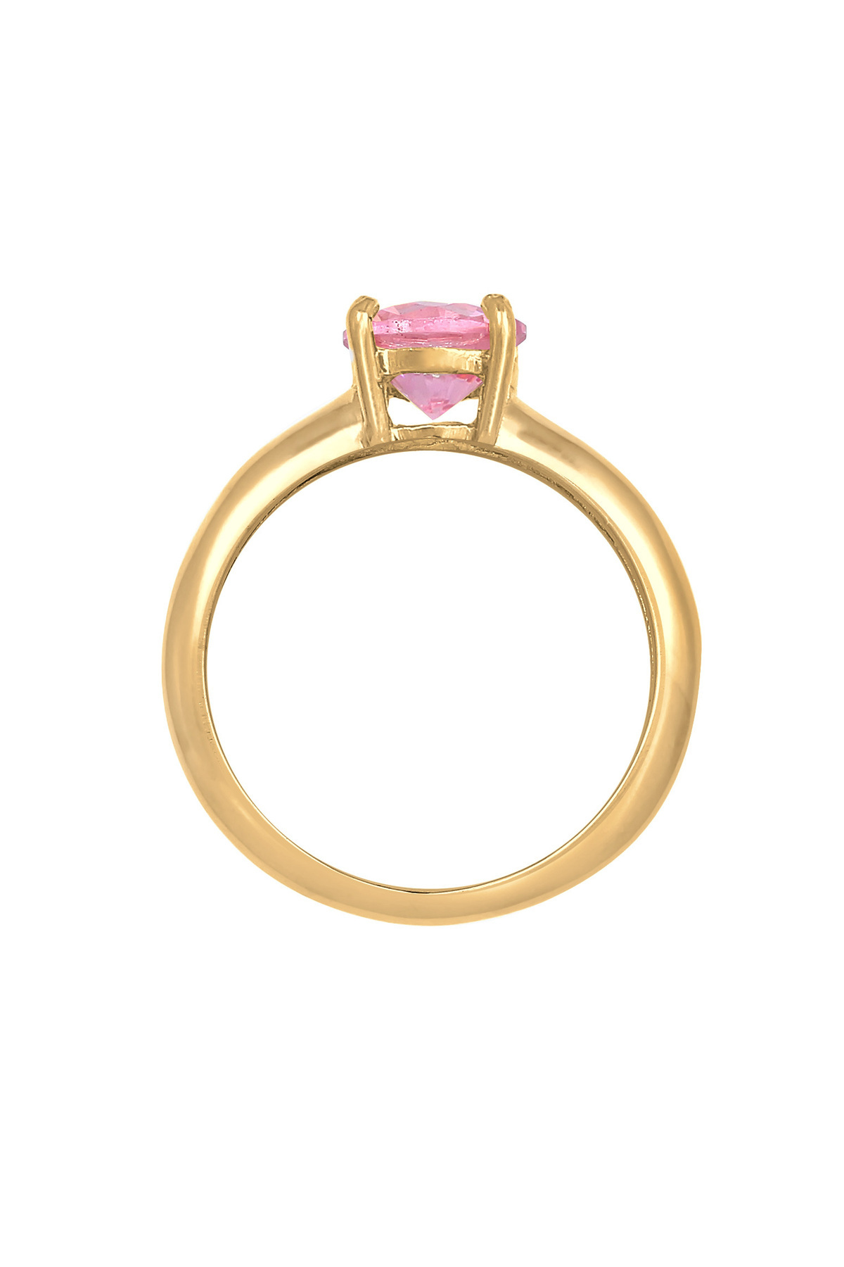 ELLI-Ring Damen Solitaire Classic mit Zirkonia Kristall in 925 Sterling Silber 3