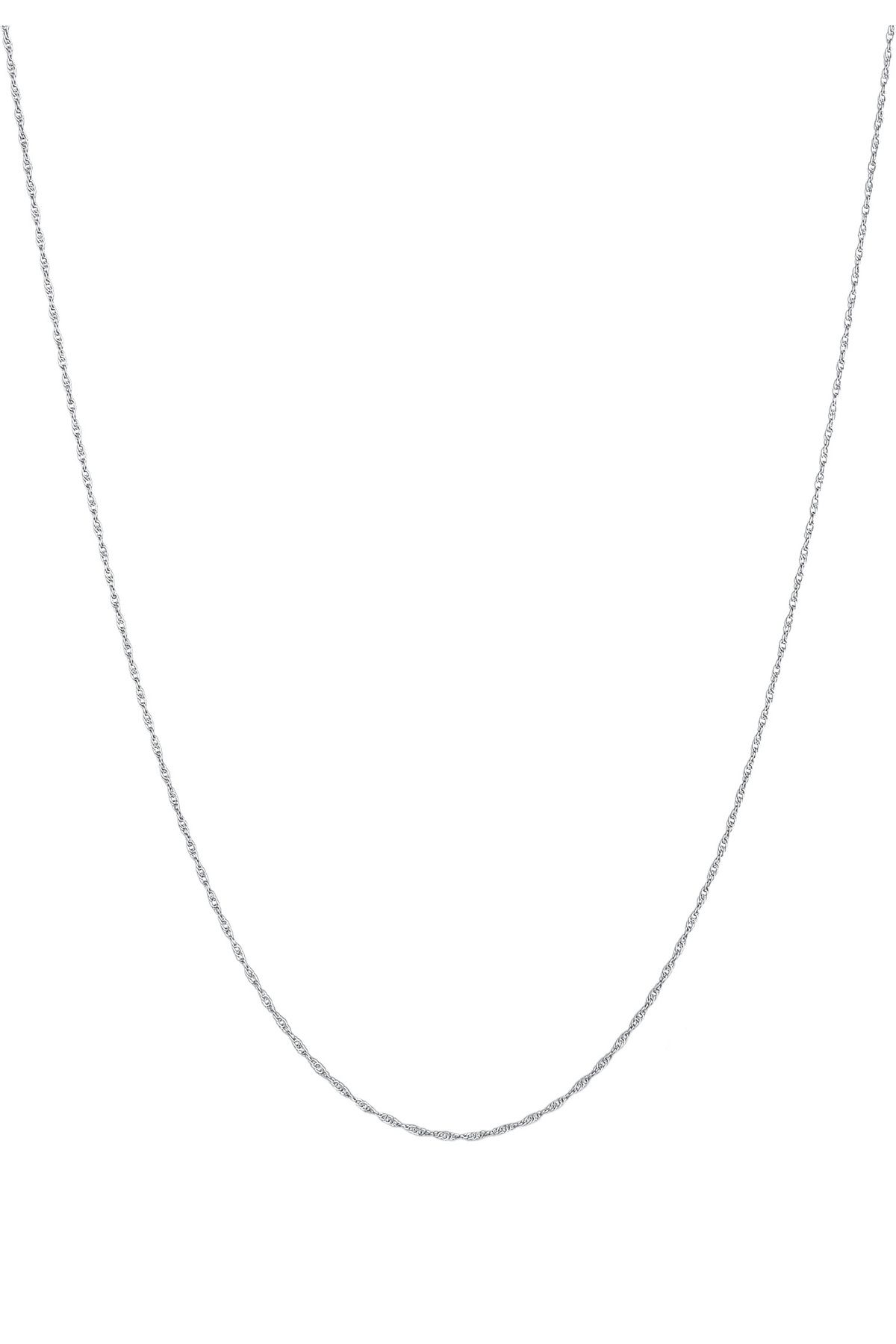 KUZZOI-Halskette Herren Basic Links Gedreht Aus 925 Sterling Silber 2