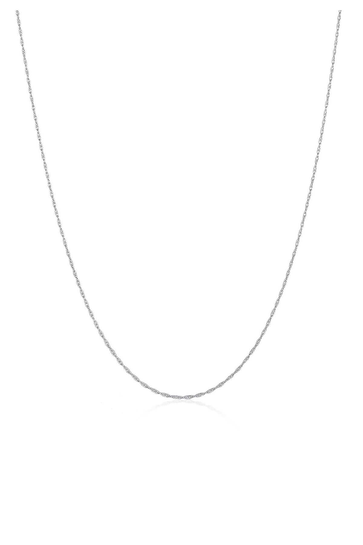 KUZZOI-Halskette Herren Basic Links Gedreht Aus 925 Sterling Silber 1