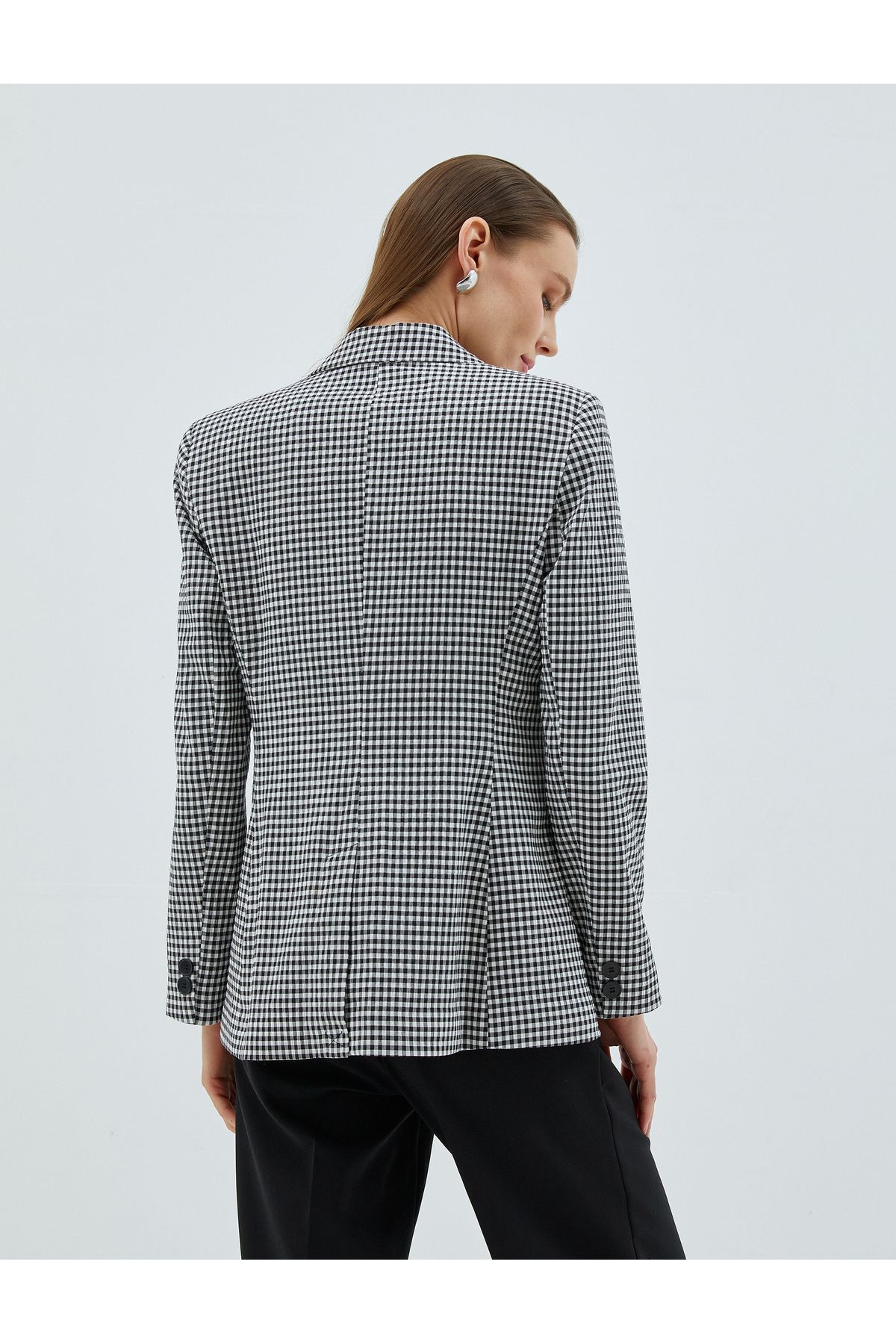 Koton-Blazer Jacket with Double Buttons and Pocket Detail 4
