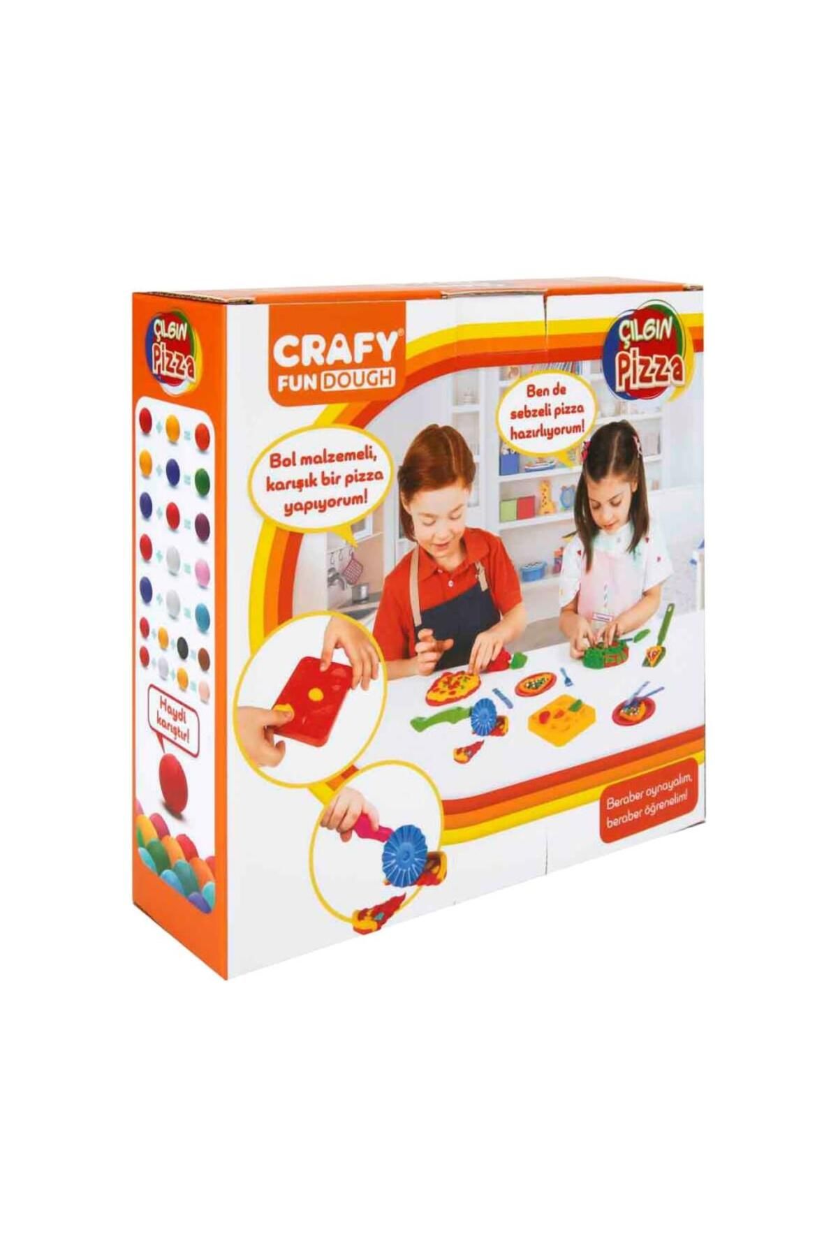 Skygo-1002012   Sunman, Crafy Crazy Pizza Play Dough Set 200 Gr 3