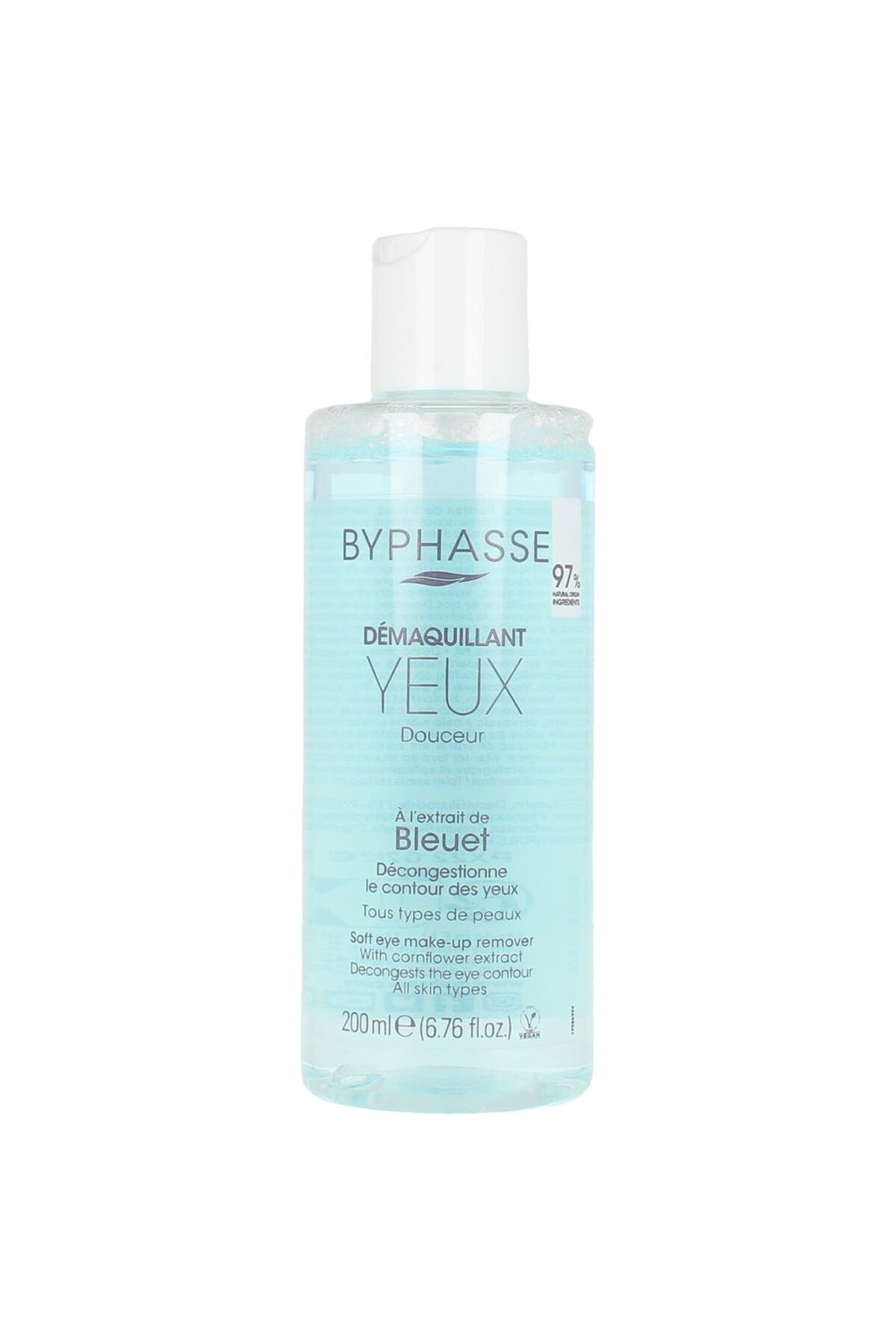 BYPHASSE-Douceur Augen-Make-up-Entferner Kornblumenextrakt Byphasse 200 ml 1