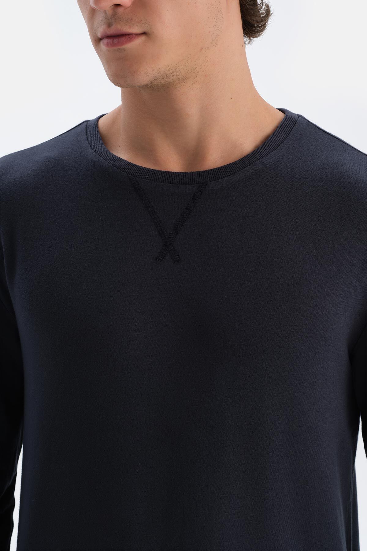 ست پیژامه مردانه بازوی آبی و دامن نوک T SHIRT شلوار لباس خواب مجموعه Dagi