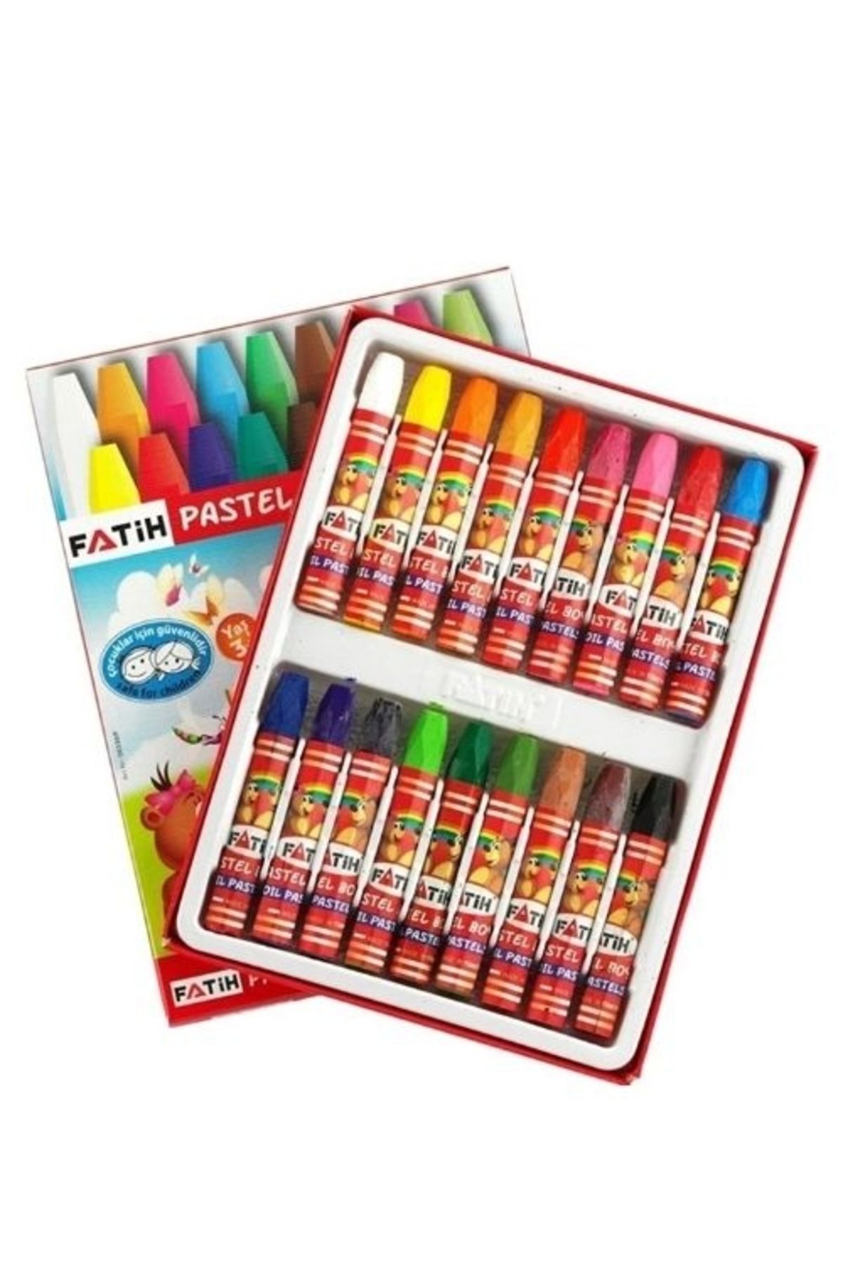 Fatih Pastel Boya 18 Renk King Size Kutulu