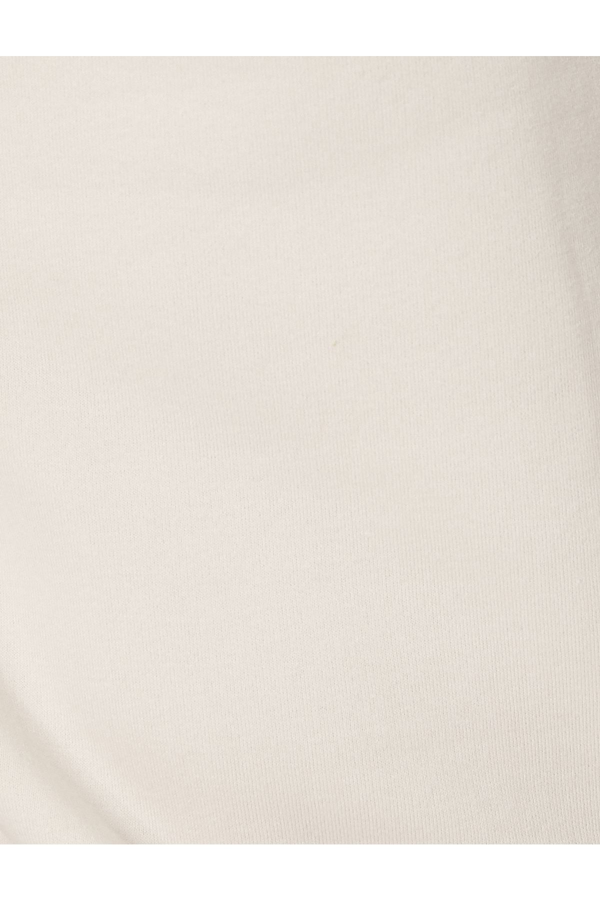 Koton-Basic-Sweatshirt mit Polokragen, Etikettendruck, detailliertes geripptes Raster 6