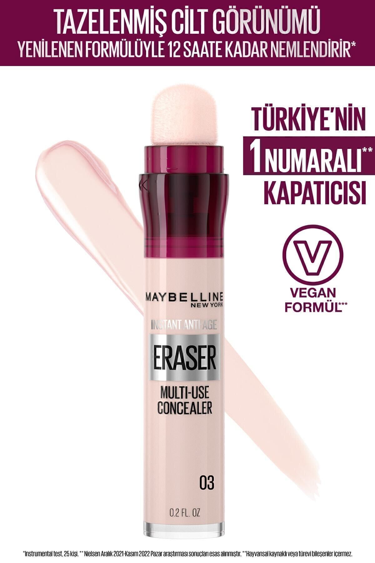 Maybelline New York Instant Anti Age Eraser Kapatıcı - 03 Fair Concealer