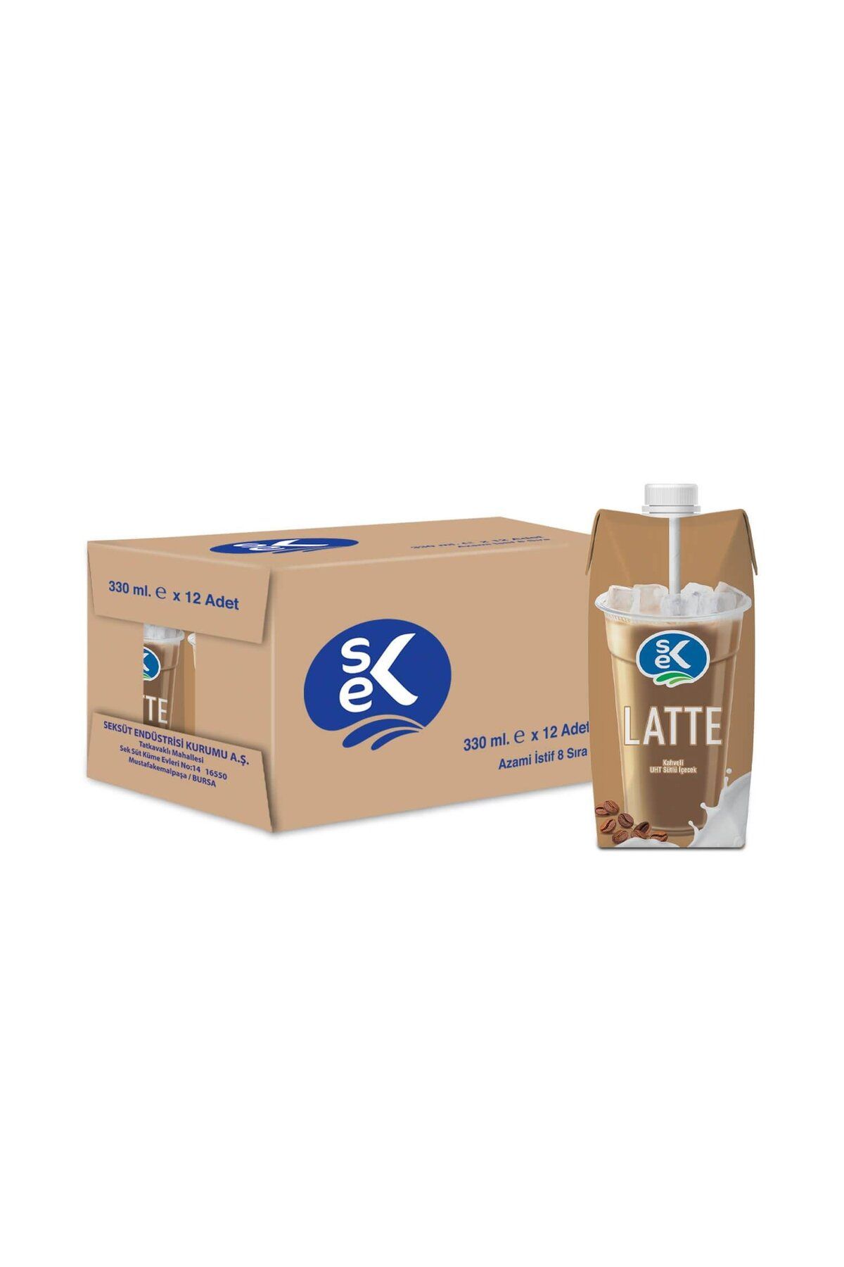 Sek Kahve Latte 330 ml X 12