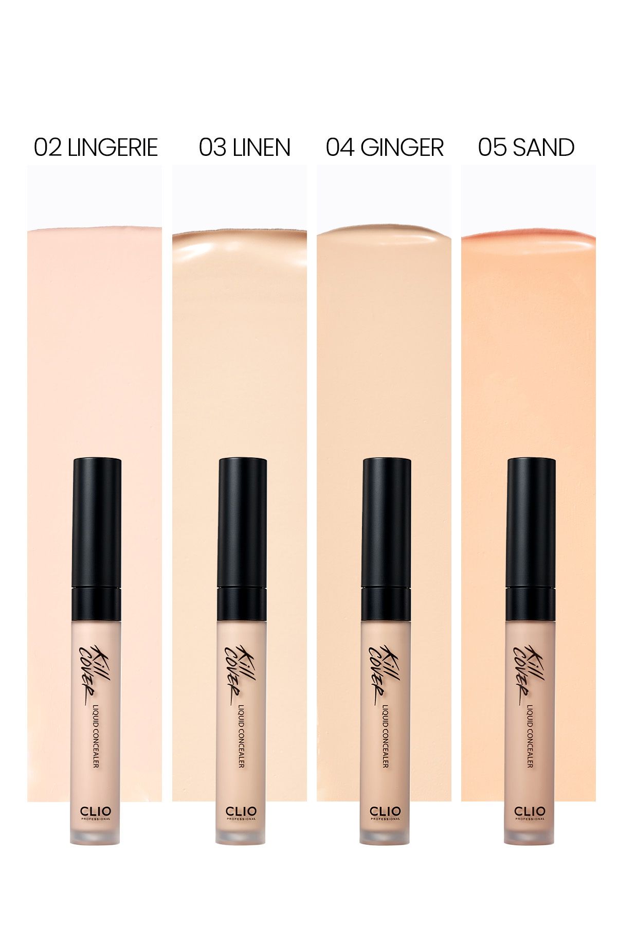 CLIO-Clio Kill Cover Liquid Concealer - Long-Lasting Smooth Texture (05 Sand) 4
