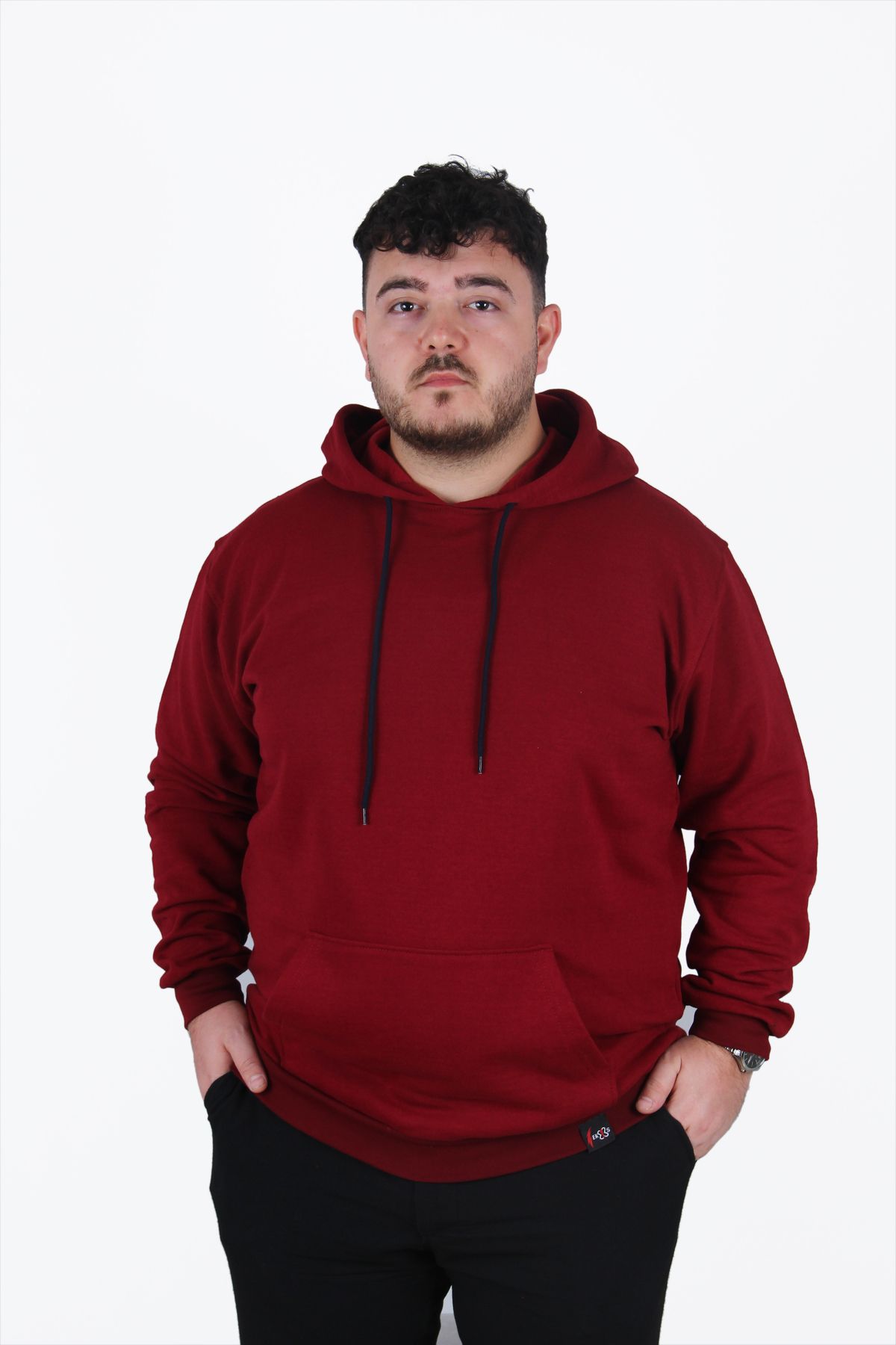 Büyük Beden Kapüşonlu Sweatshirt