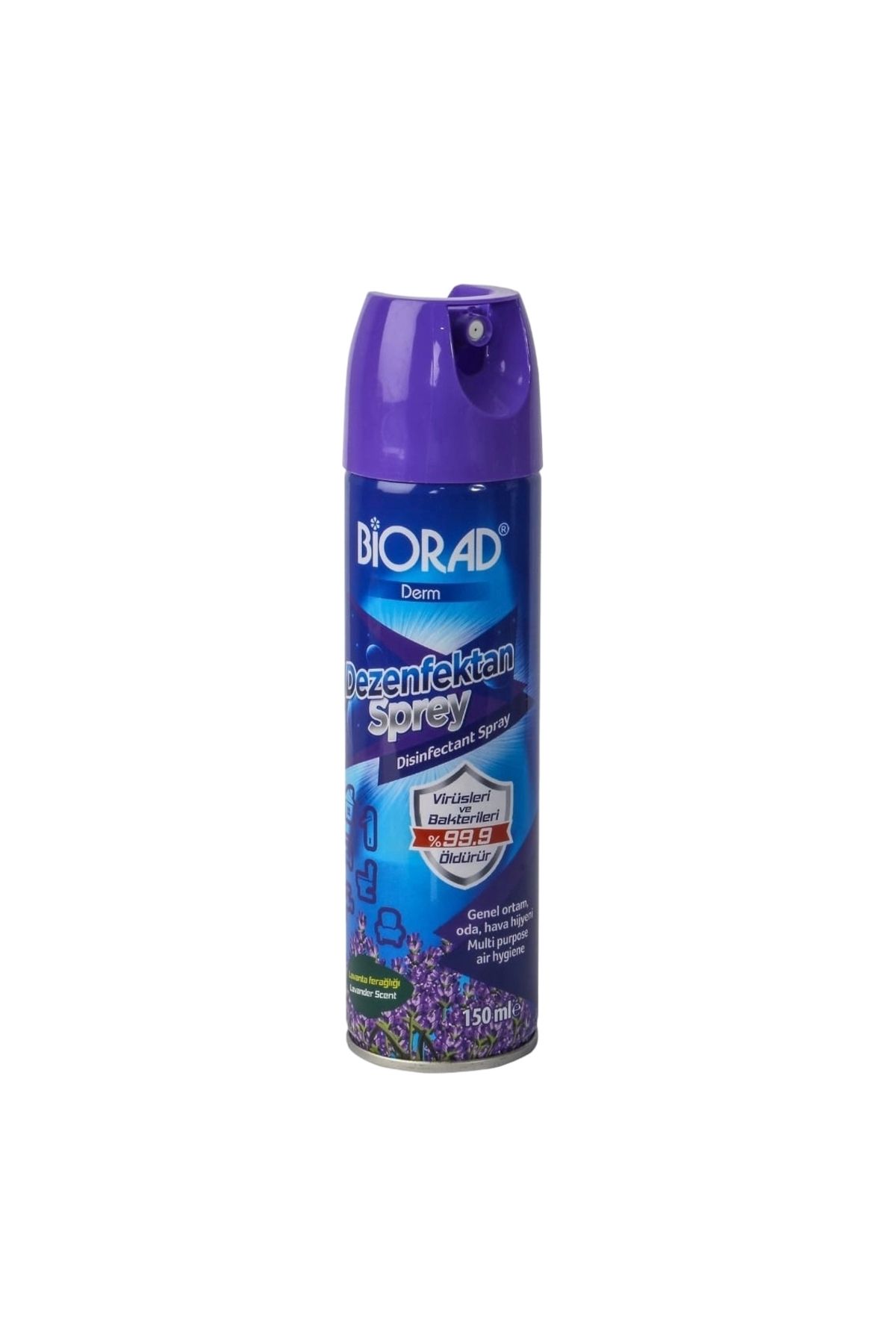 BİORAD Biorad Parfümlü Dezenfektan Sprey Lavanta Kokulu 150ml