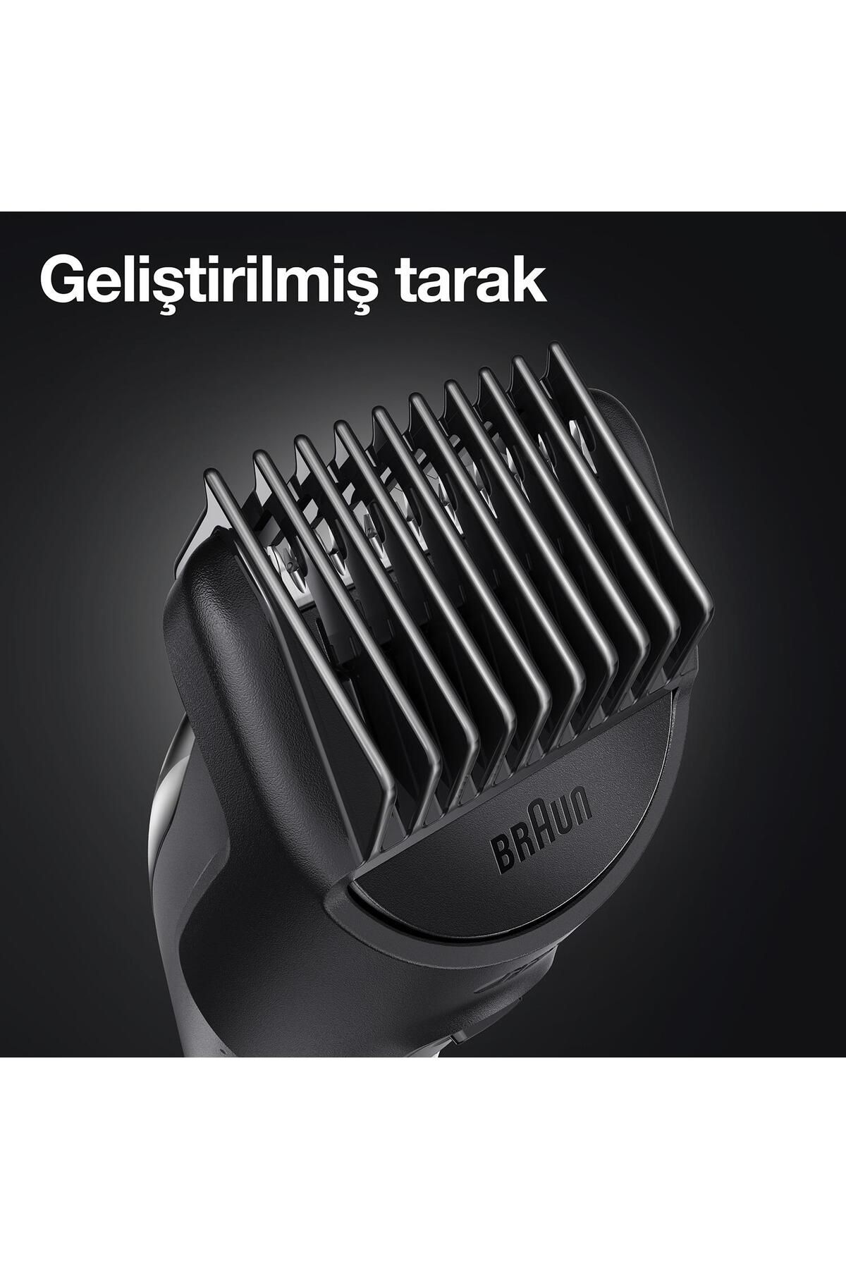 Braun Orginal MGK 5380 Erkek Bakım Kiti 9'u 1 Arada Şekillendirici + Gillette Hediye-5