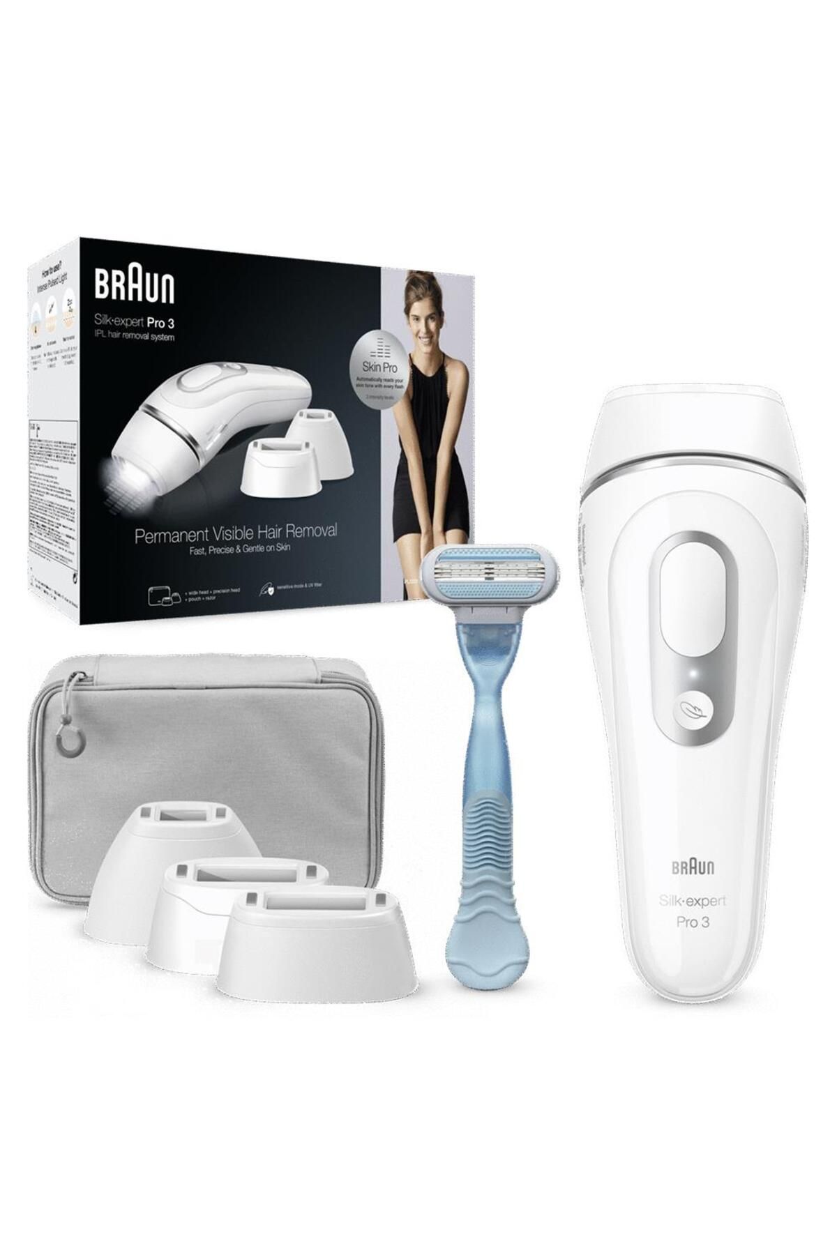 Braun Silk Expert Pro 3 Pl3221 300.000 Atımlı, 3 Başlıklı Yeni Nesil Ipl Seyahat Çantası-7