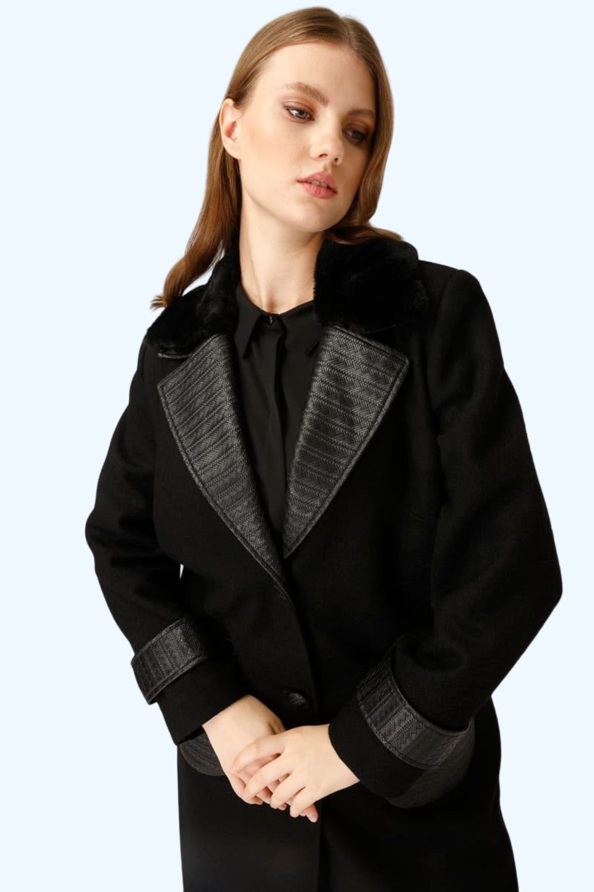 MÜSEMMA-Large Size Felt Coat 3