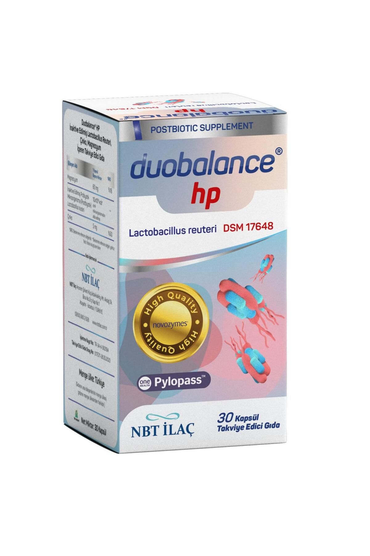 NBT Life Duobalance Hp Takviye Edici Gıda 30 Kapsül