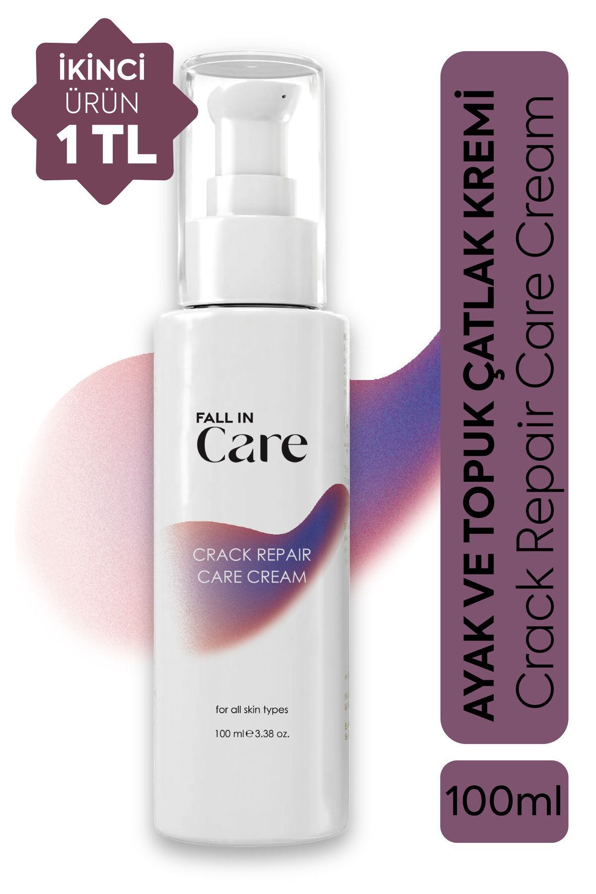 FALL IN CARE Ayak ve Topuk Çatlak Bakım Kremi, 100 ml