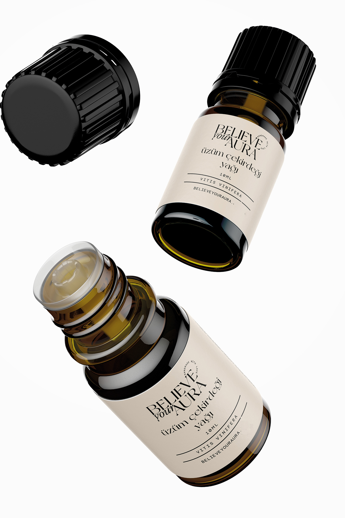Üzüm Çekirdeği Yağı - %100 Saf ve Doğal Leke Karşıtı Cilt ve Saç Bakım Yağı - Grapeseed Oil - 10 ml — ATYUCK — تصویر 6 از 6