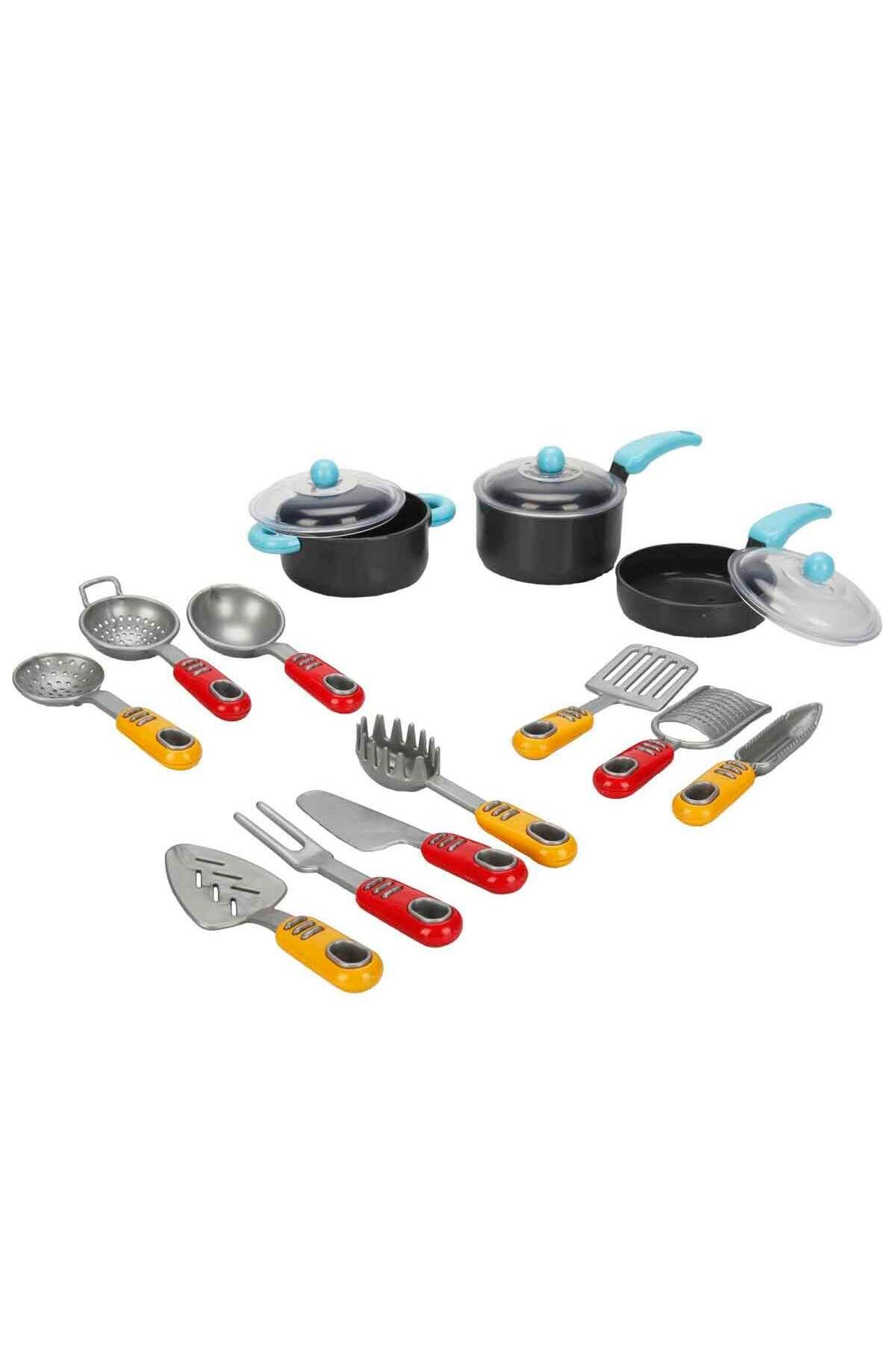 Sunman-Toy Kitchen Utensils Play Set 16 Pieces - Dollhouse Play Set 1