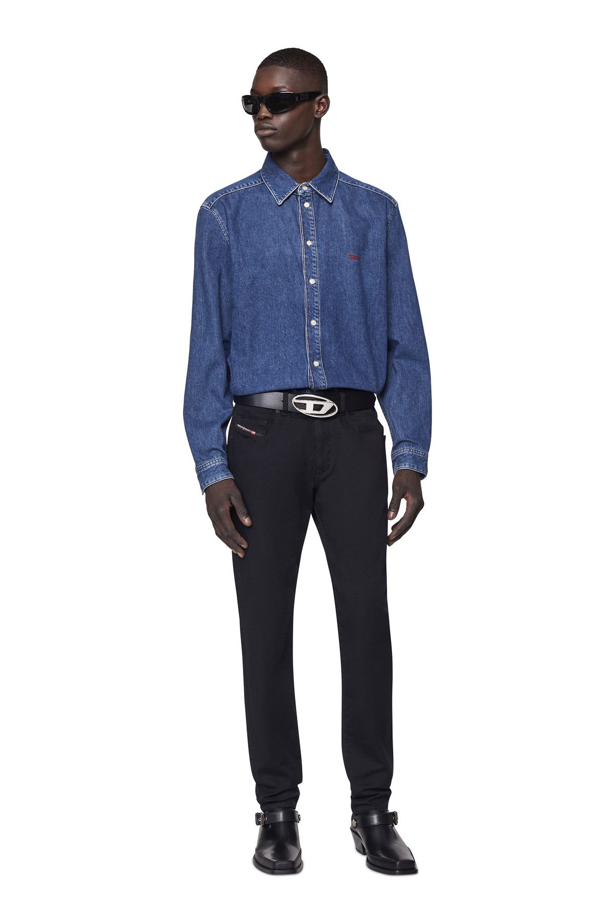 شلوار جین مردانه SLIM FIT مشکی JEAN 2019 D TRUKT Diesel