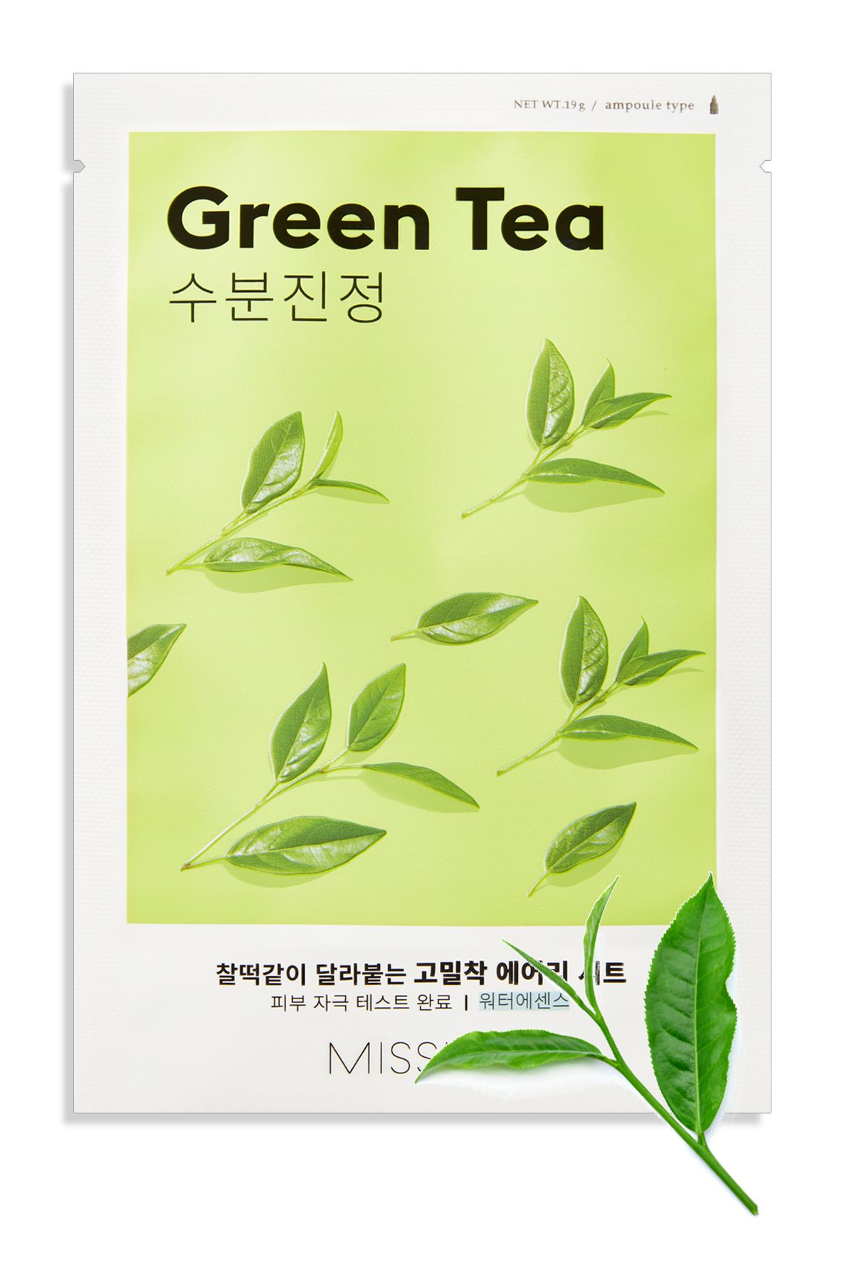 Missha Yeşil Çay Özlü Nemlendirici Yaprak Maske (1ad) Airy Fit Sheet Mask Green Tea