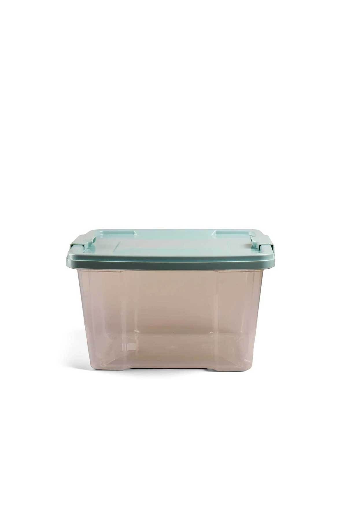 QUTU-Q-Lear Box 11 L Clear Storage Box with Lock 1