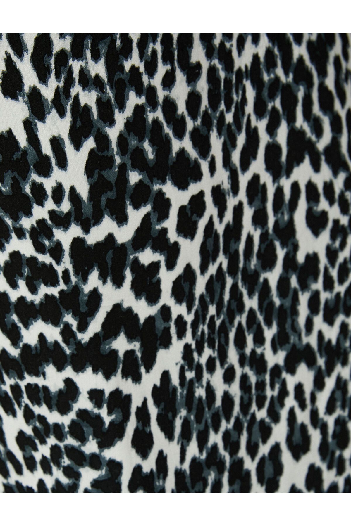 Koton-Leopard Patterned Pajama Top Thin Strap Lace Viscose 6