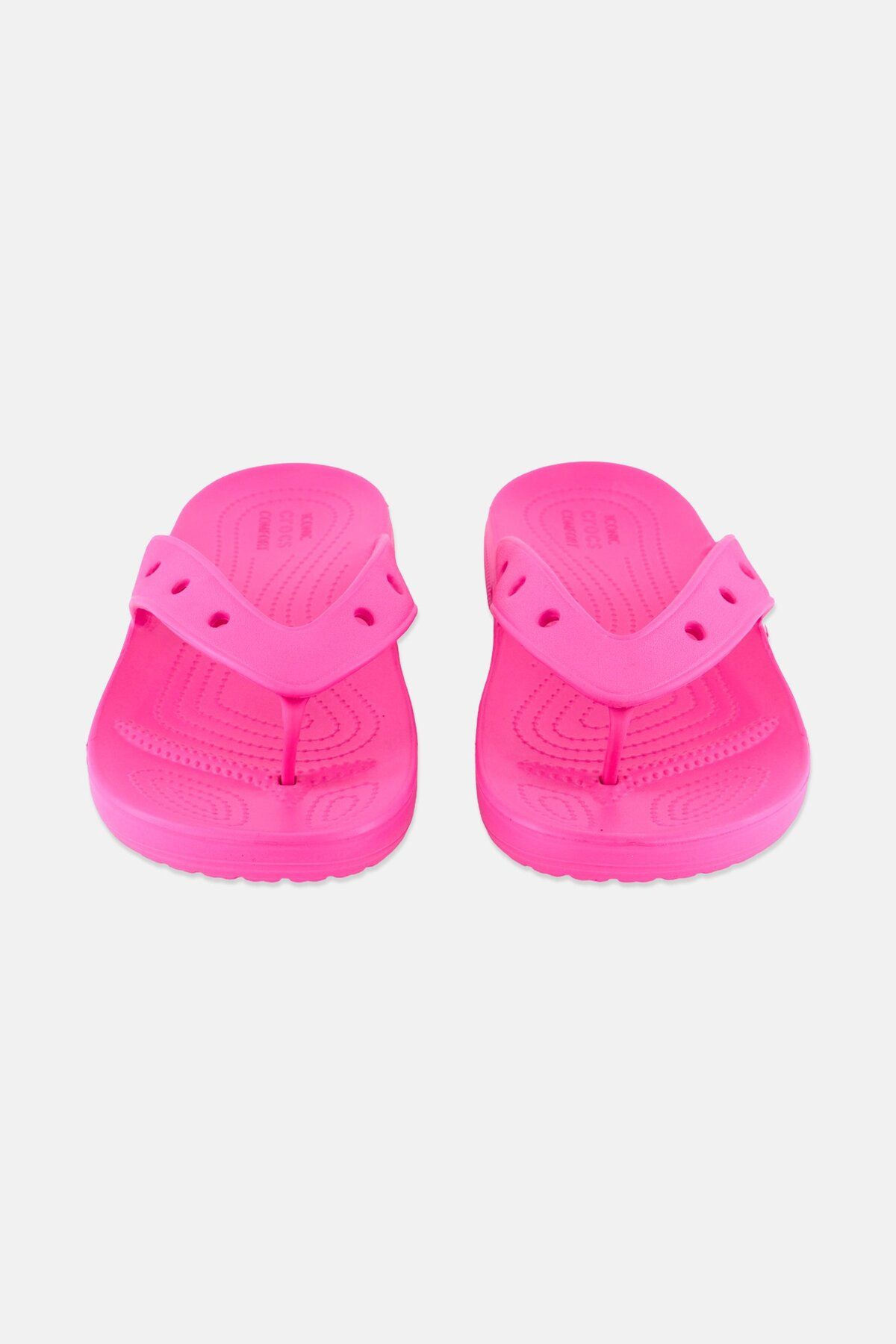 Crocs-Men Brand Logo Slippers, Pink 3