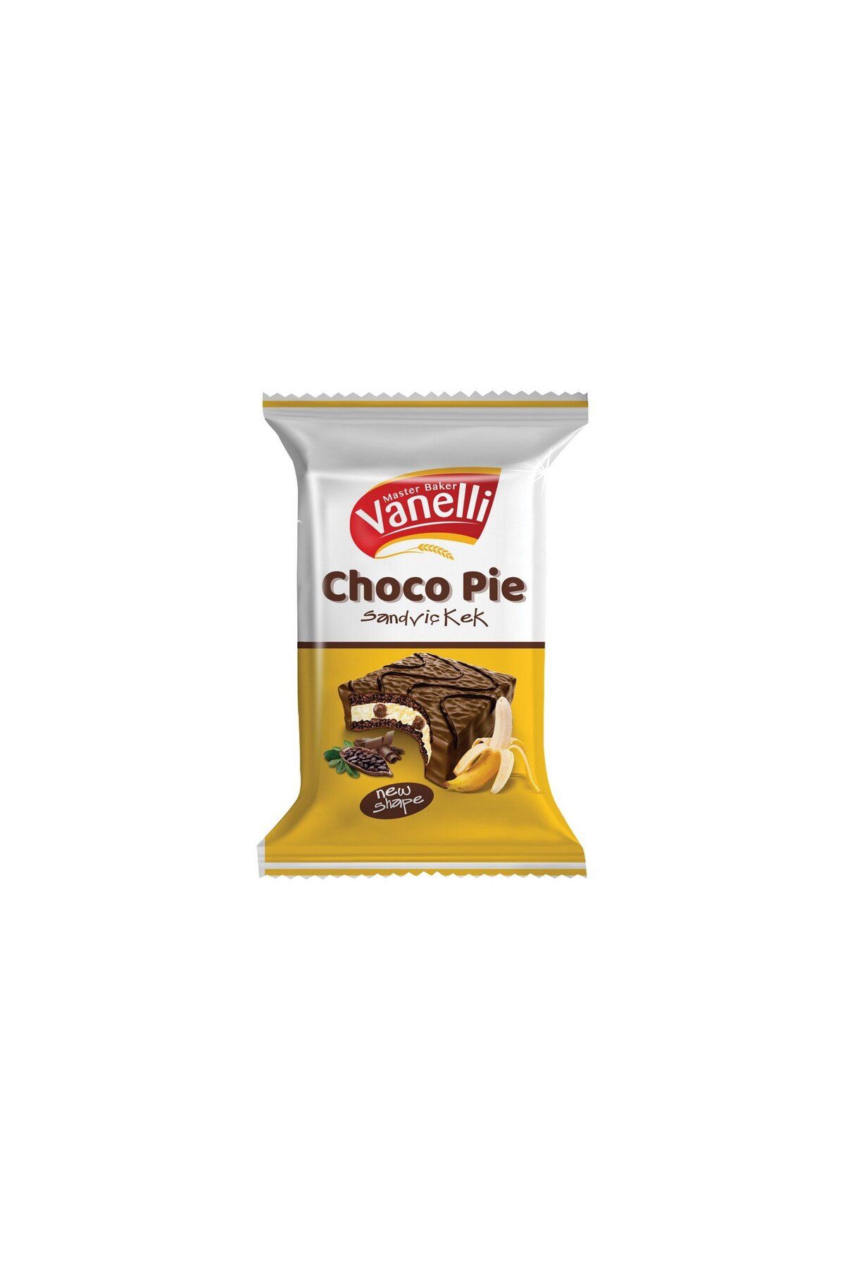Vanelli-Choco-Pie Banana Flavored Cake 20 Gr (1 Box) 2