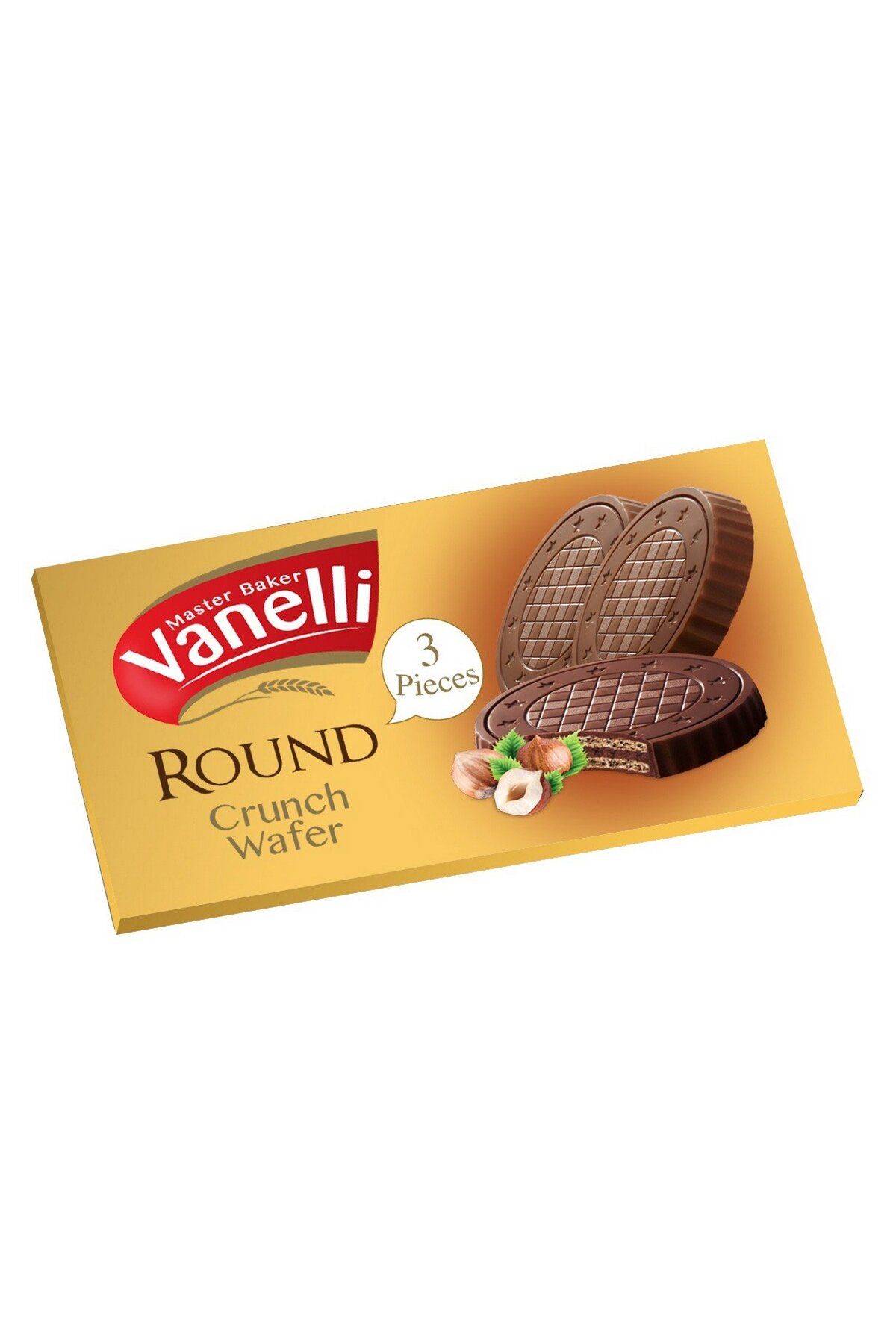 Vanelli Round Çıtır Gofret (20GR*3)