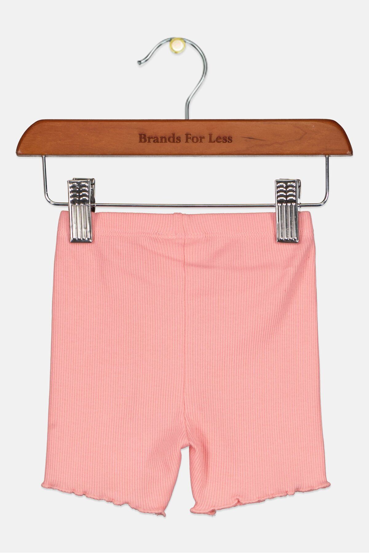 FIRST IMPRESSIONS-Toddler Girl Plain Basic Short, Coral 2