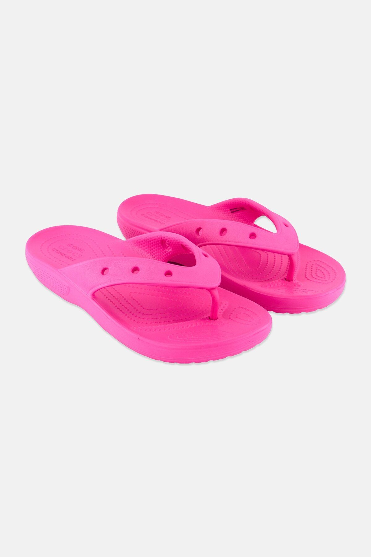 Crocs-Men Brand Logo Slippers, Pink 1