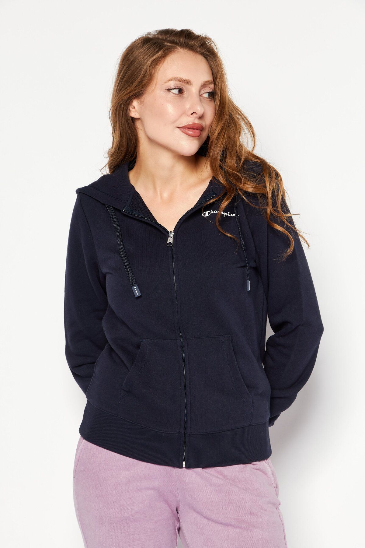 Champion-Women Sportswear Fit Training Sweatshirt, Navy 1