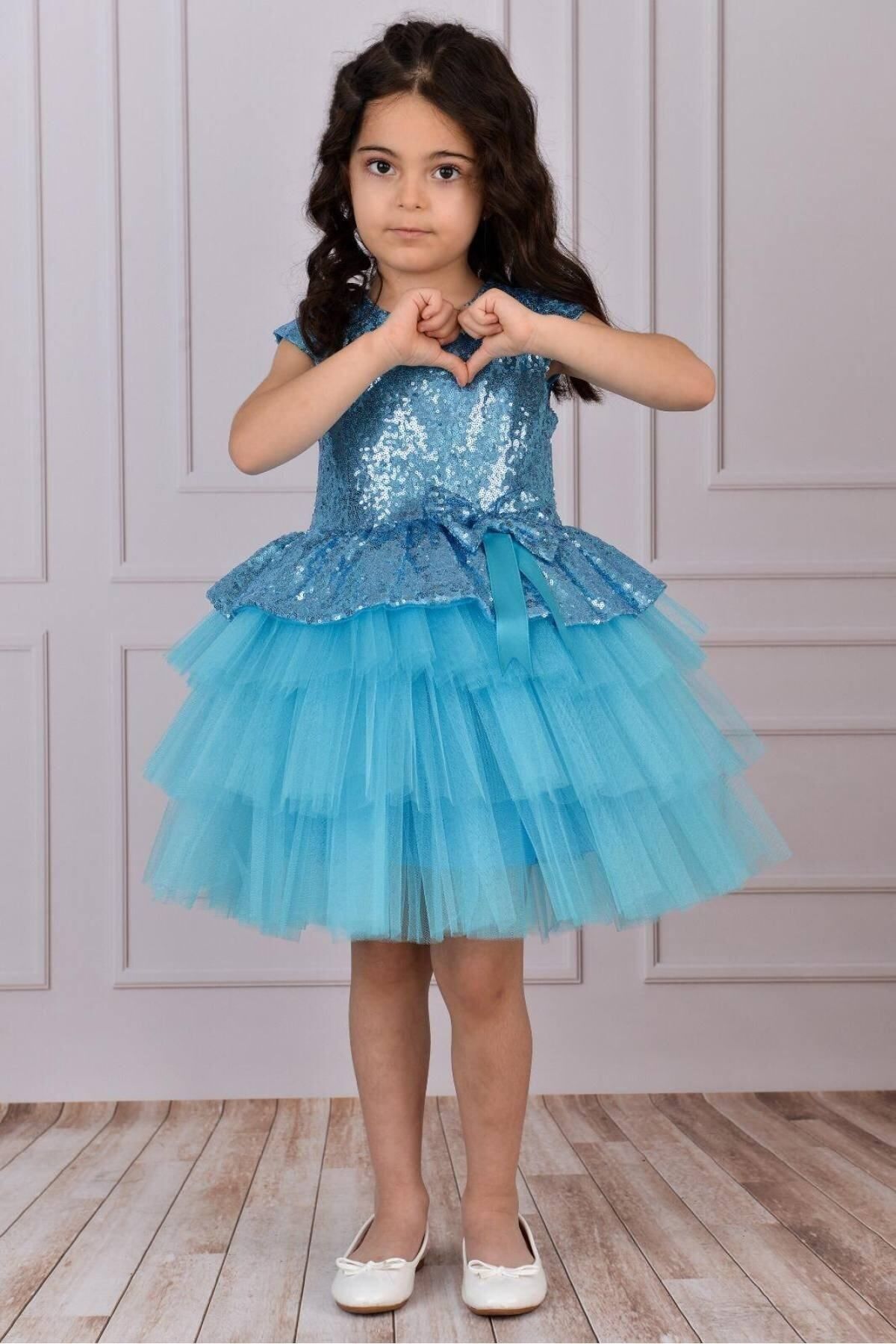 Mixie-Blue Birthday, Tulle Evening Dress Party Dress 3