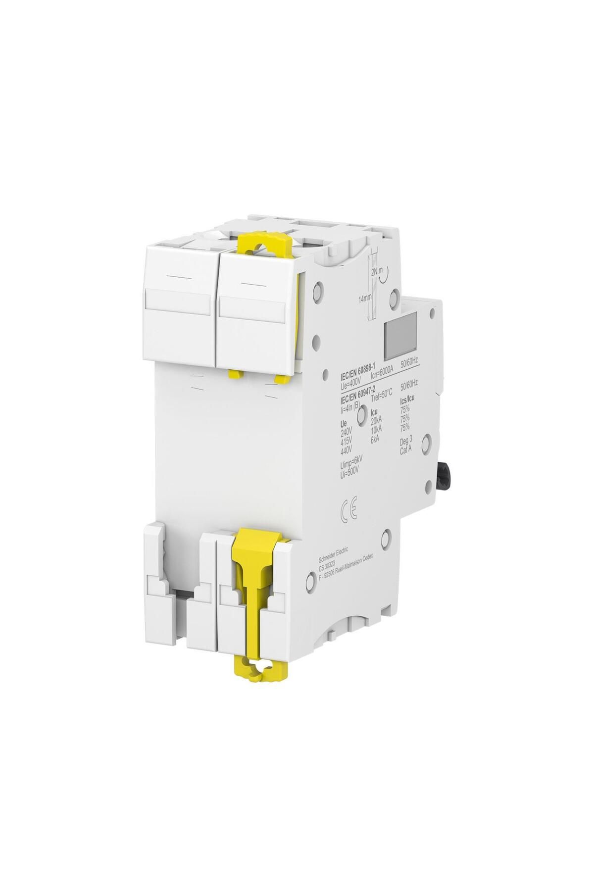 Schneider Electric-Acti9 Ic60n A9f74225 25a - 2P 6KA C Curve Fuse 4