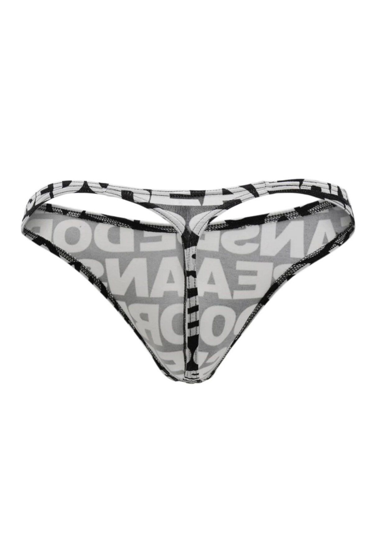Doreanse-Men's Modal String Underwear - Text Patterned 1369 3