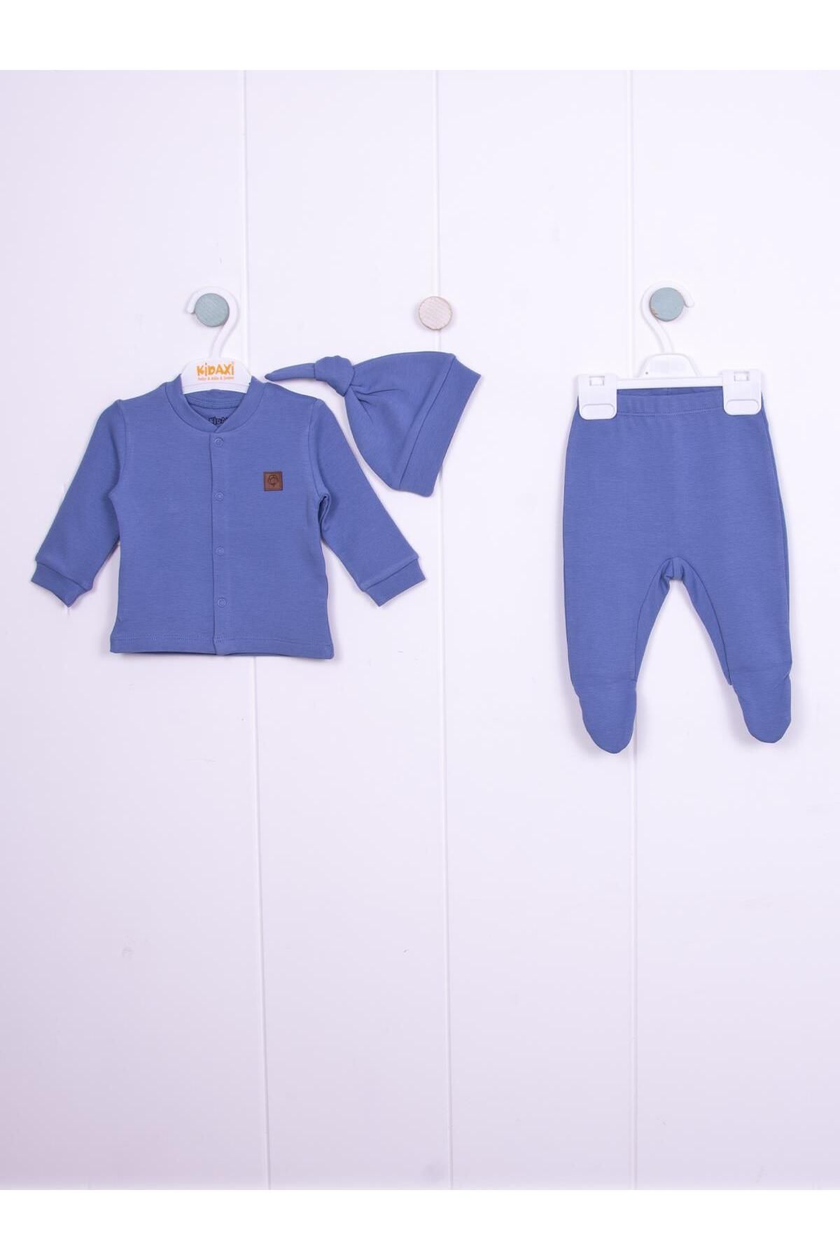 Kidaxi-Men's Interlock Suit Kd43095 - 1-3/3-6/6-9 Months 1