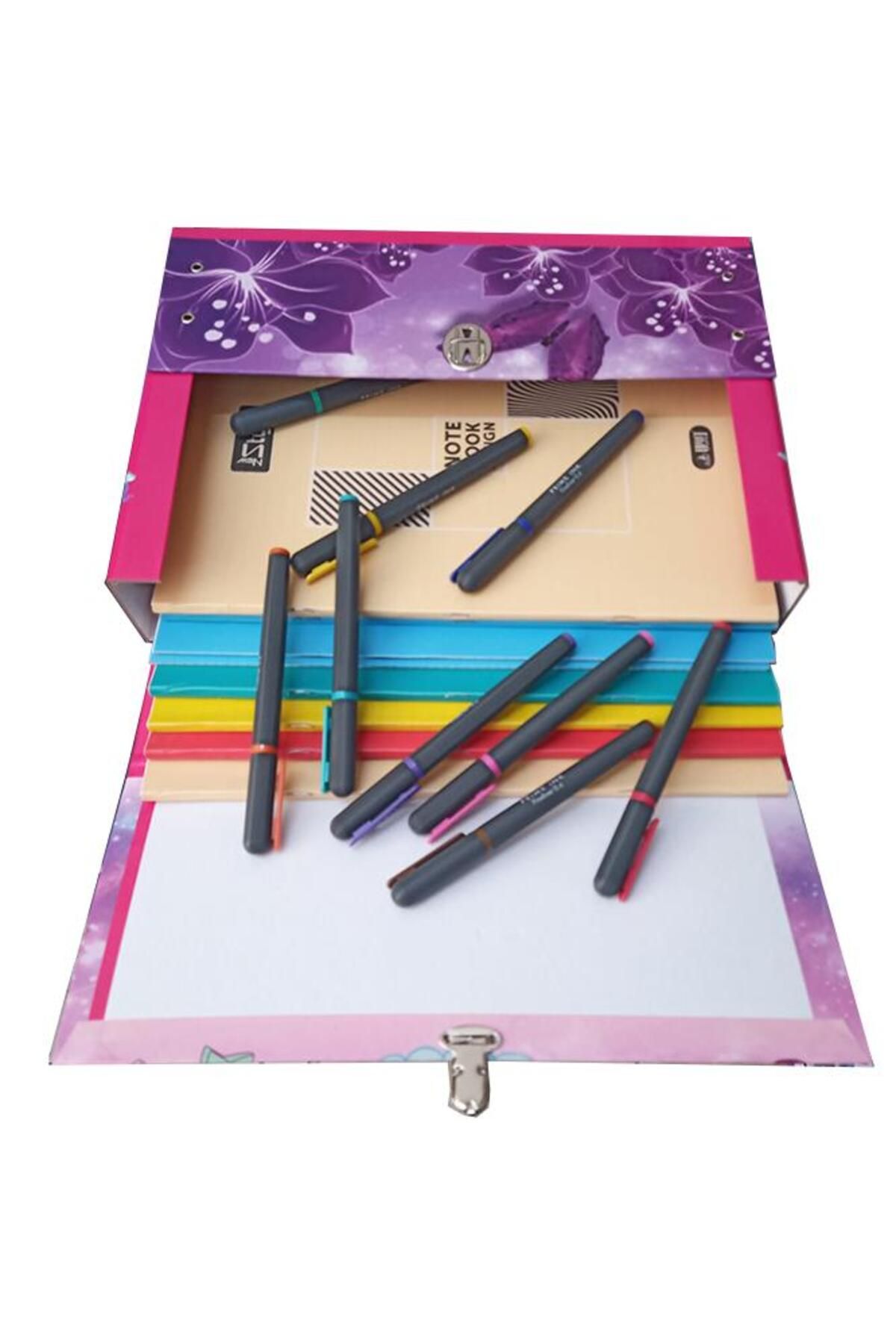 Artlantis-Handle Folder Men's Figured 1 Piece Folder with Handles 32x24x7 cm School Student Folder with Handle Bag Handle Do 3