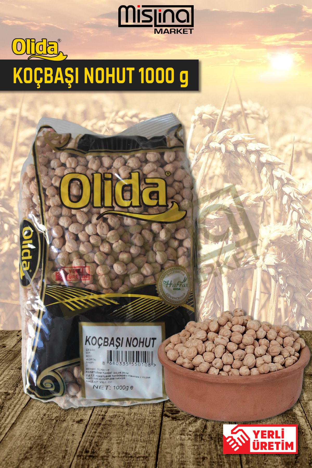 OLİDA BAKLİYAT Olida Bakliyat Koçbaşı Nohut 1 Kg